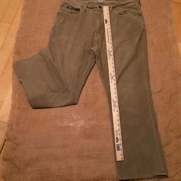 J Crew corduroy tan 38X30 vintage bootcut pants - Picture 4 of 7